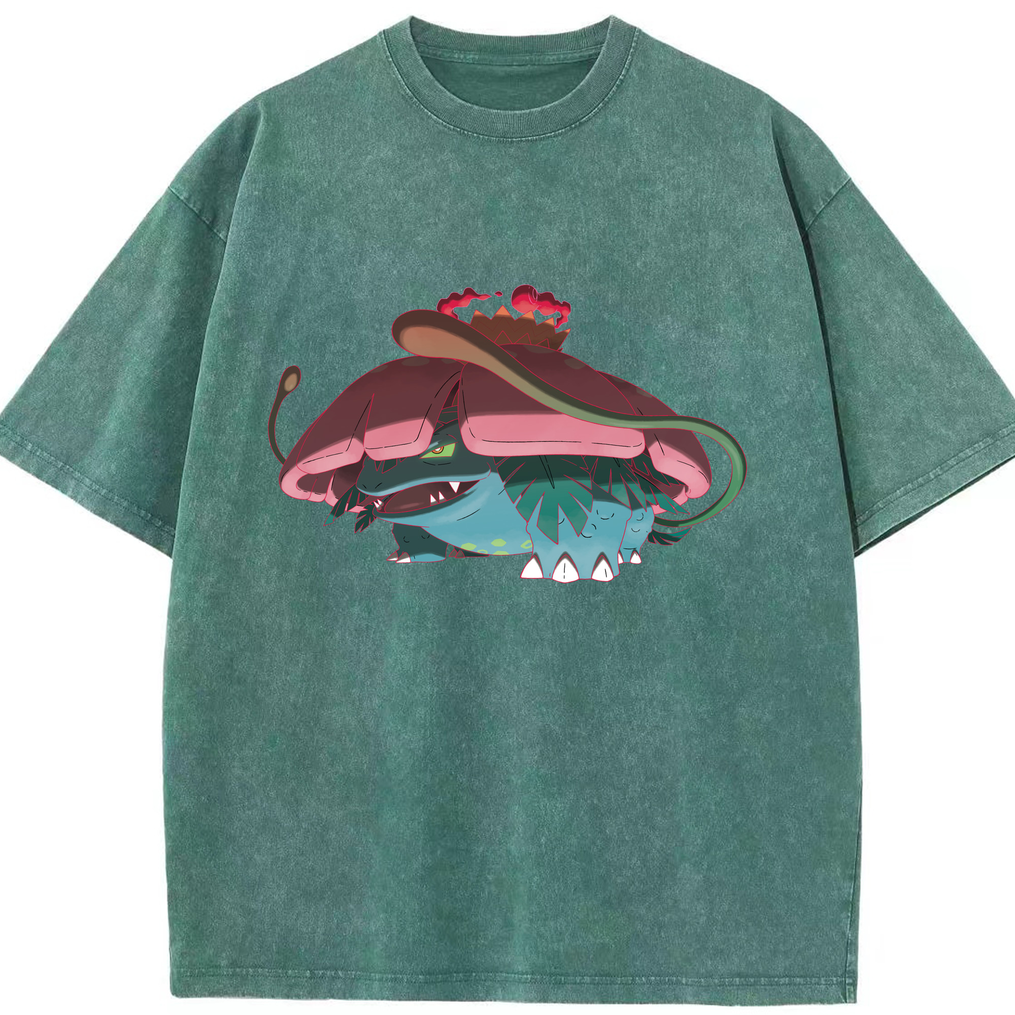 （画像用） ポケットモンスター Pokémon 綿100% ヴィンテージ風 半袖Tシャツ（フロントプリント）